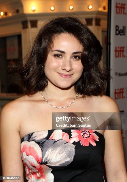 Actress Yasmin Paige attends the "Submarine" Premiere held at Winter Garden Theatre during the Toronto International Film Festival on September 12,...