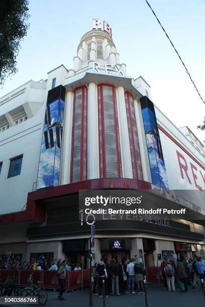 Illustration view of the "Grand Rex" during the "16 Levers de Soleil" Paris Premiere at Le Grand Rex on September 25, 2018 in Paris, France.