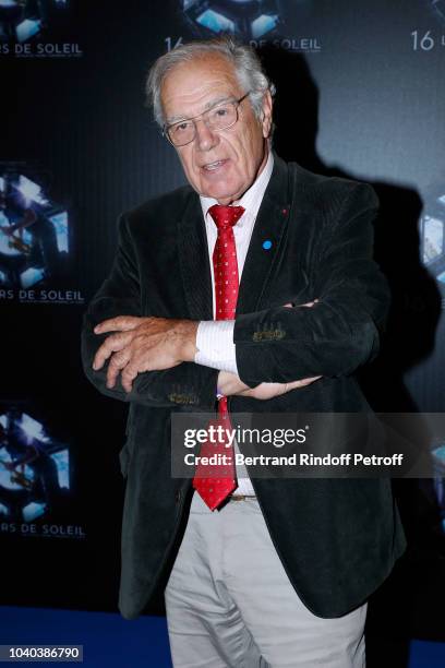 Journalist Michel Chevalet attends the "16 Levers de Soleil" Paris Premiere at Le Grand Rex on September 25, 2018 in Paris, France.