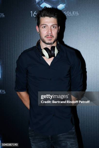 Composer and saxophonist Guillaume Perret attends the "16 Levers de Soleil" Paris Premiere at Le Grand Rex on September 25, 2018 in Paris, France.