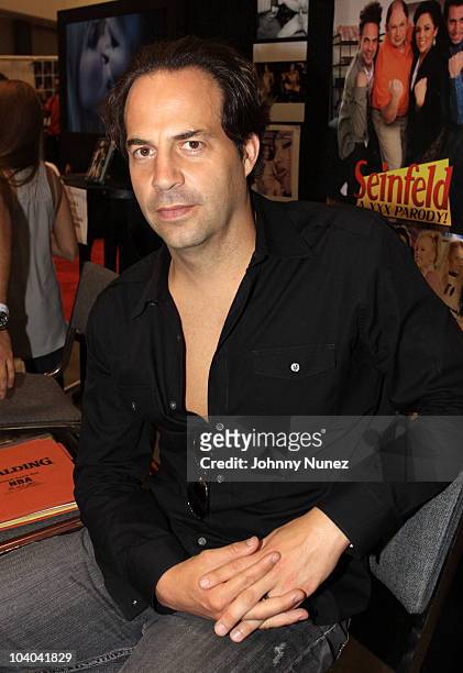 Adult film star Eric John attends the Adultcon Adult Entertainment Convention at Los Angeles Convention Center on September 12, 2010 in Los Angeles,...