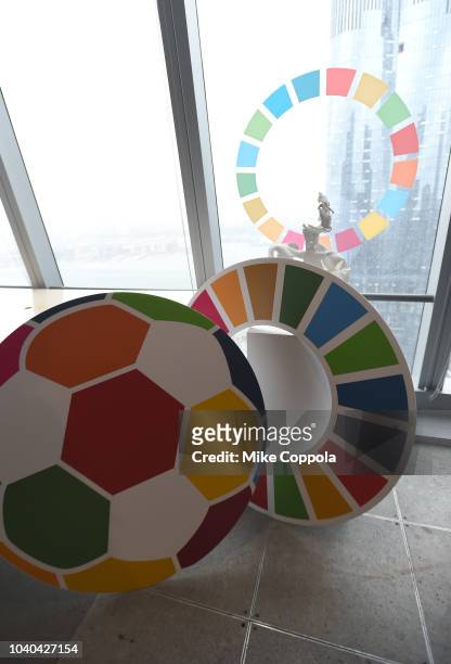 General view at the 3rd Annual Global Goals World Cup at the SAP Leonardo Centre on September 25, 2018 in New York City.