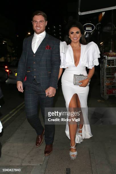 Charlotte Dawson seen attending National Reality TV Awards at Porchester Hall on September 25, 2018 in London, England.