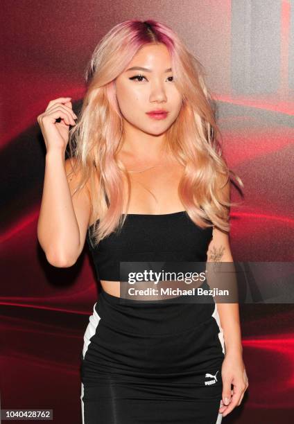 Influencer Mary Cake attends Shiseido Masterclass on September 25, 2018 in Los Angeles, California.