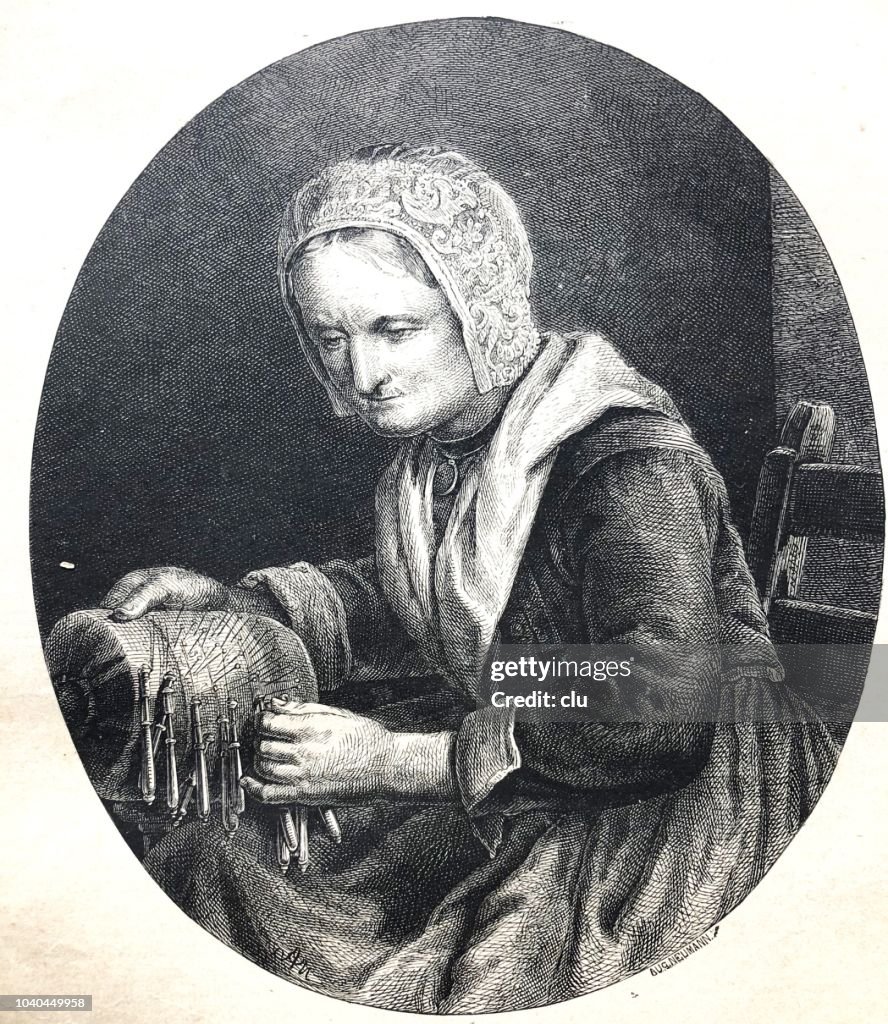 Portrait of german entrepreneur Barbara Uthmann, 1514-1575