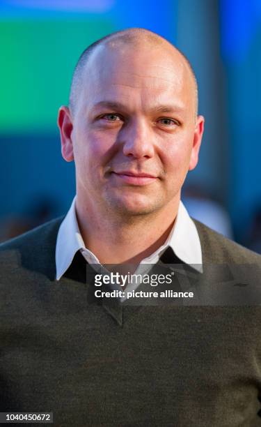 American computer engineer and founder of the company 'Nest Labs' Tony Fadell poses at the Digital Life Design conference in Munich, Germany, 20...