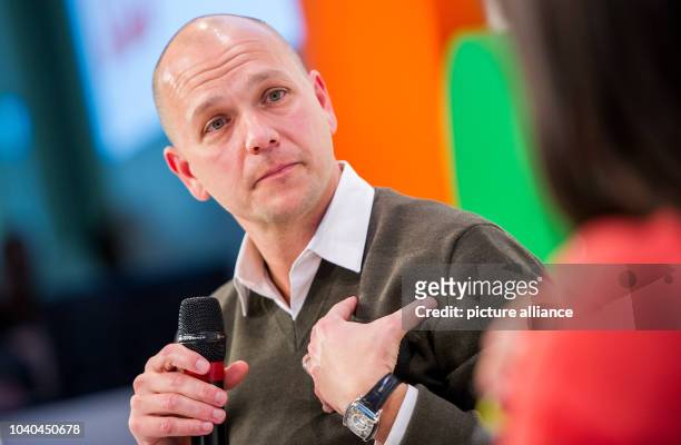 American computer engineer and founder of the company 'Nest Labs' Tony Fadell speaks during the Digital Life Design conference in Munich, Germany, 20...