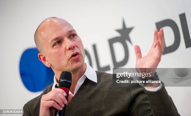 American computer engineer and founder of the company 'Nest Labs' Tony Fadell speaks during the Digital Life Design conference in Munich, Germany, 20...
