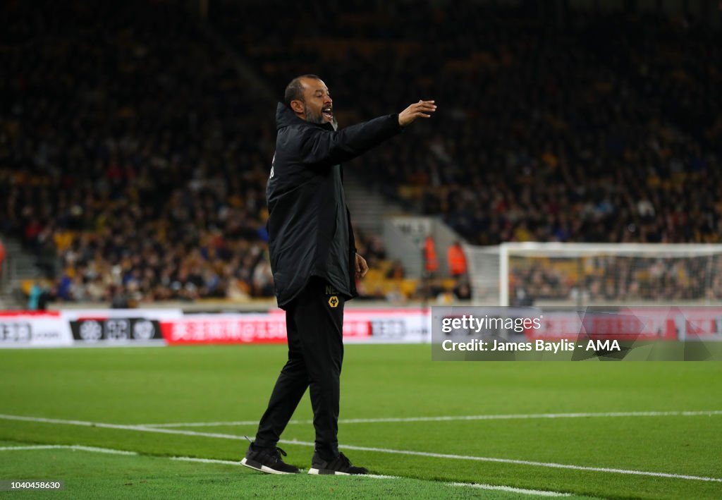 Wolverhampton Wanderers v Leicester City - Carabao Cup Third Round