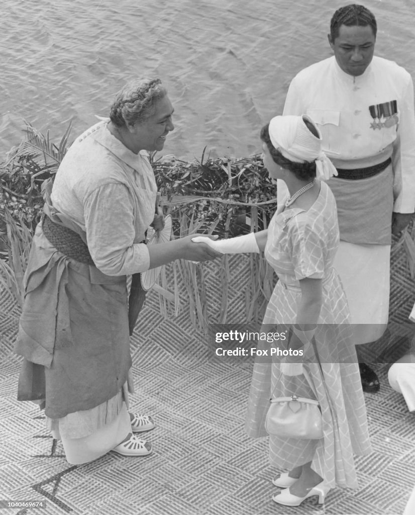 Elizabeth II Arrives In Tonga