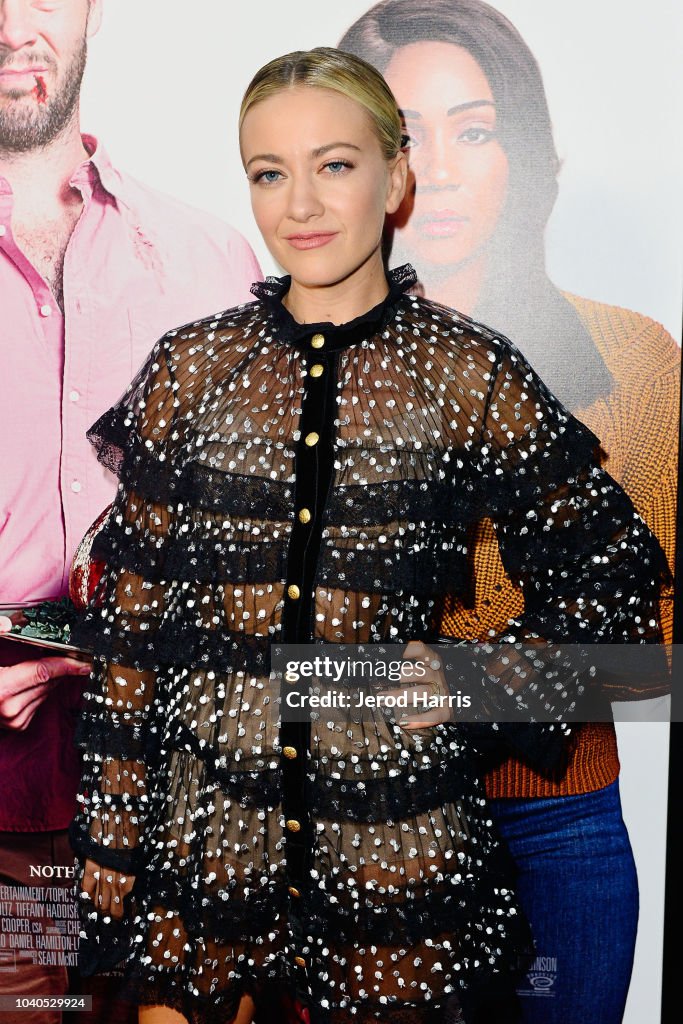 Meredith Hagner arrives at the 2018 LA Film Festival - Gala Screening