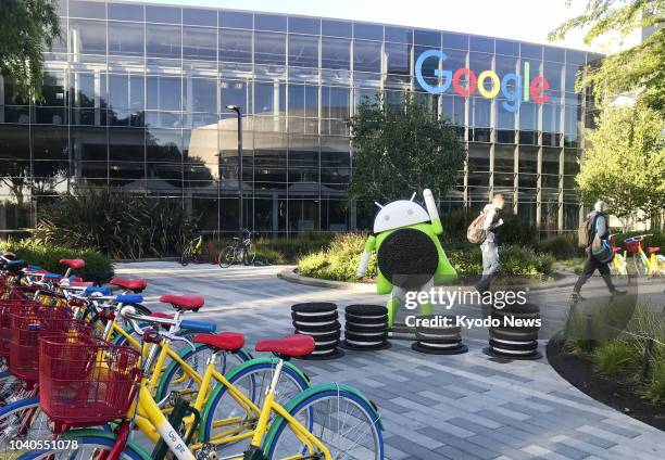 Photo taken on May 7 shows Google Inc.'s headquarters in Mountain View, California. ==Kyodo