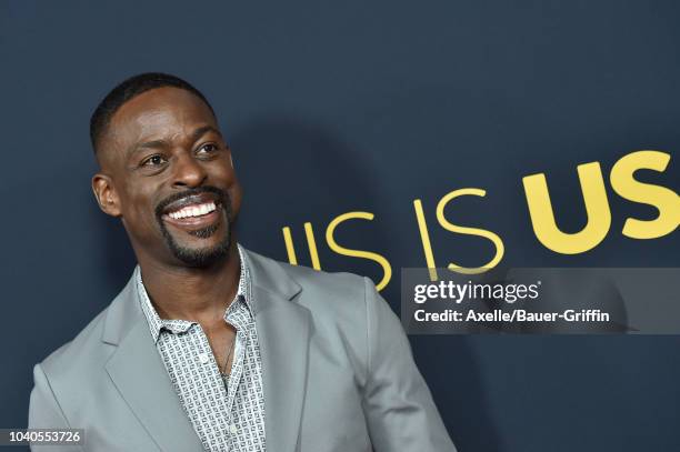Sterling K. Brown attends the premiere of NBC's 'This Is Us' Season 3 at Paramount Studios on September 25, 2018 in Hollywood, California.