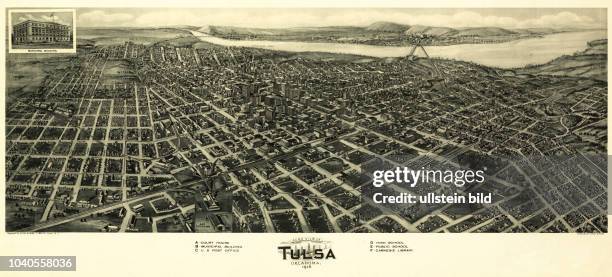 Aero View of Tulsa, Oklahoma