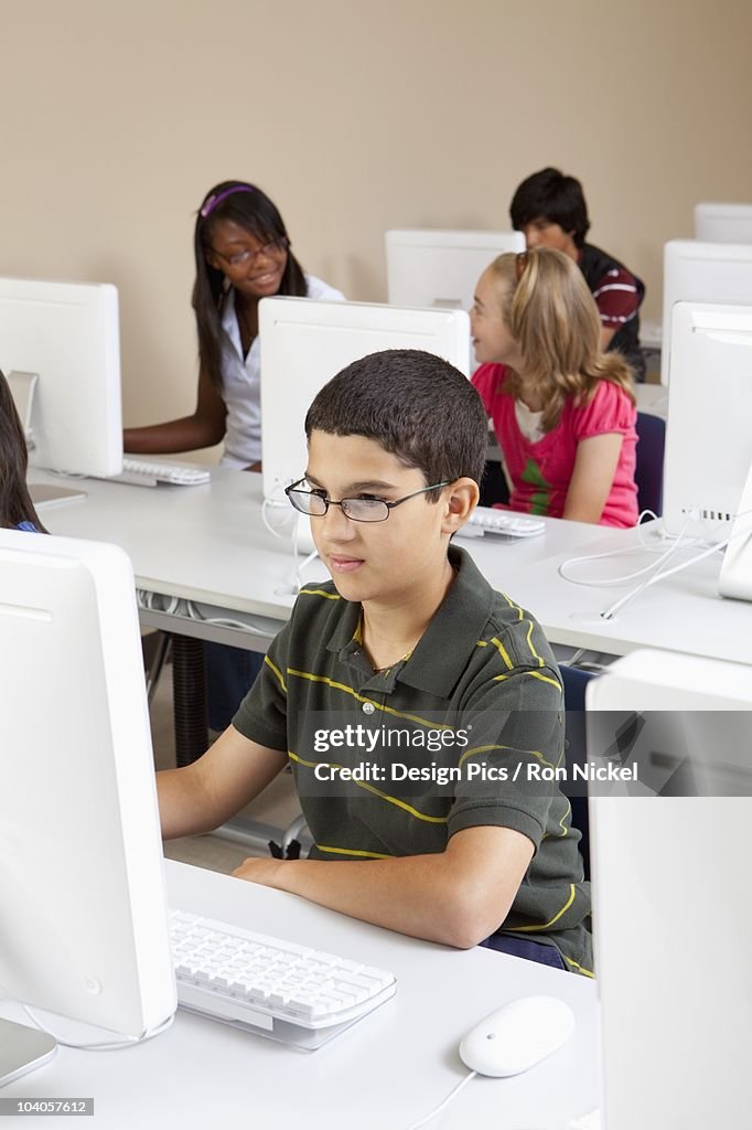 Students In Computer Class High-Res Stock Photo - Getty Images