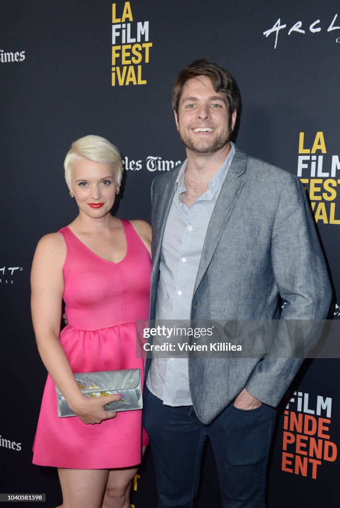 Ali Grusell and Jack Price attend LA Film Festival World Premiere