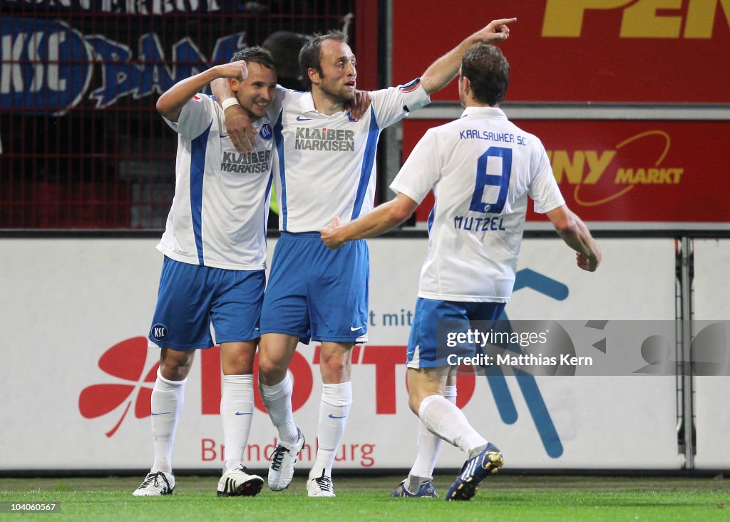 Energie Cottbus v Karlsruher SC - 2. Bundesliga