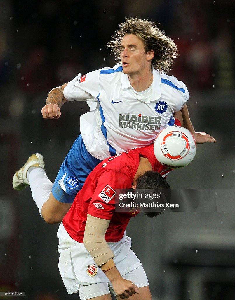 Energie Cottbus v Karlsruher SC - 2. Bundesliga