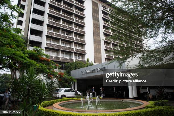 The Taj Pamodzi hotel in Lusaka, Zambia, 21 November 2015. Photo: BERND VON JUTRCZENKA/dpa | usage worldwide