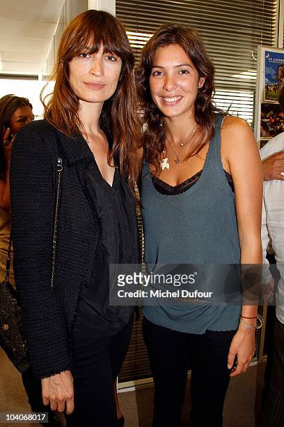 Carolne de Maigret and Tamara Kaboutchek attend the Aurel BCG Charity Day Benefit 'Les Petits Cracks' on September 13, 2010 in Paris, France.