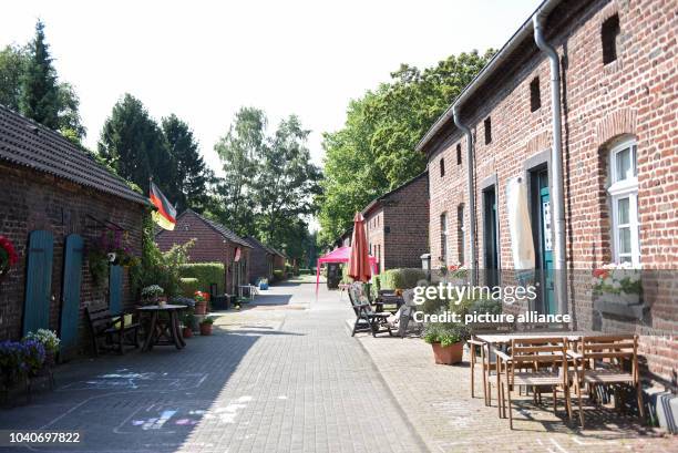 The workers' settlement in Eisenheim in Oberhausen, germany, 19 August 2016. Photo: Caroline Seidel/dpa | usage worldwide