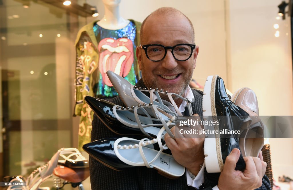 Thomas Rath, Modedesigner und Unternehmer, posiert am in Düsseldorf ...