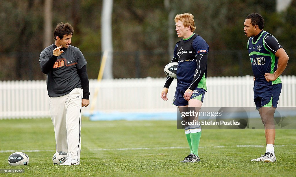 Canberra Raiders Training Session