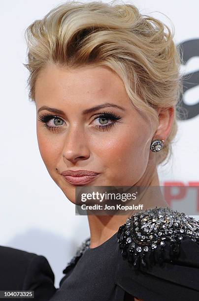 Actress Alyson Michalka arrives at the Los Angeles Premiere "Easy A" at Grauman's Chinese Theatre on September 13, 2010 in Hollywood, California.