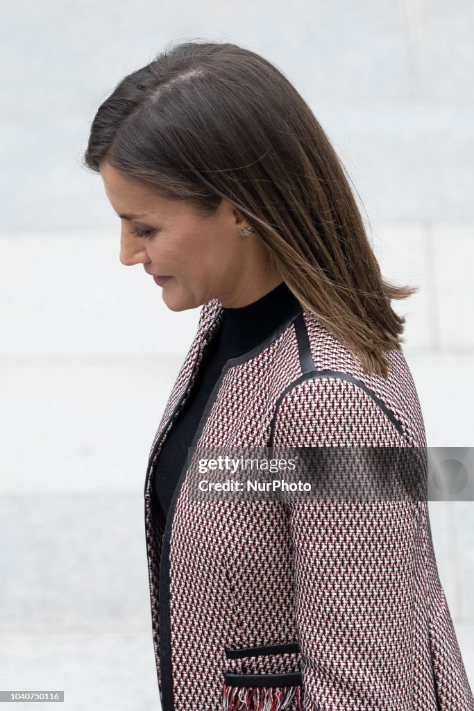 Queen Letizia Attends 30th Anniversary of The Incoming Of The Women Into The Civil Guard