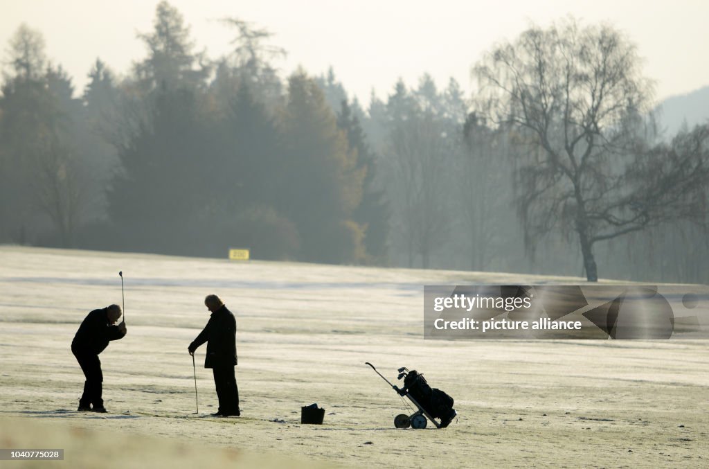 Frosty golfing