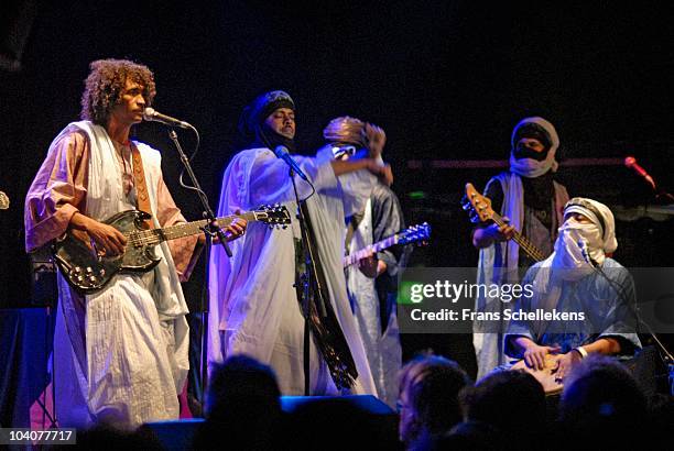Tinariwen perform on stage at Melkweg on May 2 2007 in Amsterdam, Netherlands.