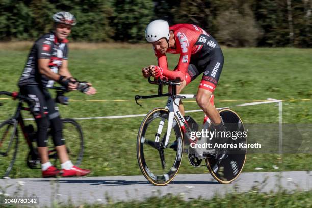 Georg Preidler of Austria during the Men Elite Individual Time Trial of UCI 2018 Road World Championships on September 26, 2018 in Innsbruck-Tirol,...