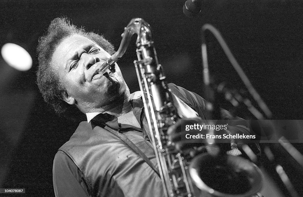 Jr. Walker Tenor saxophone player Junior Walker performs on stage at Melkweg on ...