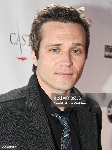 Actor Seamus Dever attends the "Castle" Season 3 Premiere Party on September 13, 2010 in Los Angeles, California.