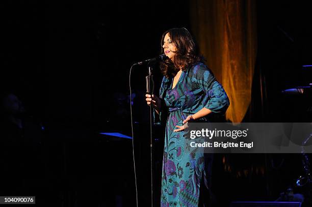15 Rumer Performs At Bloomsbury Theatre In London Stock Photos, High ...