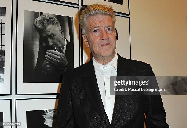 Director David Lynch attends the Karl Lagerfeld Exhibition launch at Maison Europeenne de la Photographie on September 14, 2010 in Paris, France.