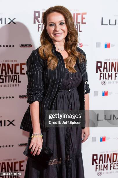 Julia Sawalha attends the Raindance Opening Gala 2018 held at Vue West End on September 26, 2018 in London, England.