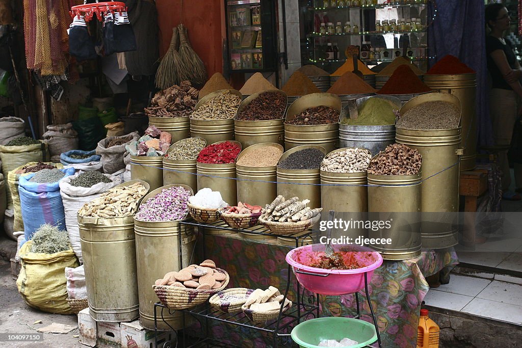 Spice shop in Marrakech