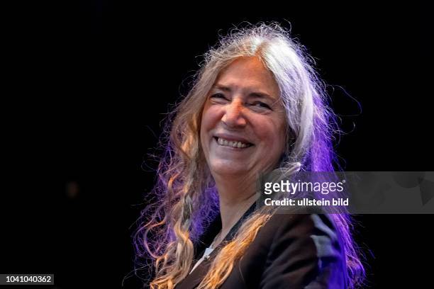 Patti SMITH, Musician, USA, performs on August 15 at Zitadelle, Berlin, Germany