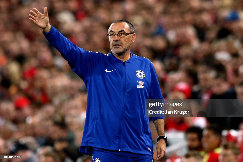 Liverpool v Chelsea - Carabao Cup Third Round
