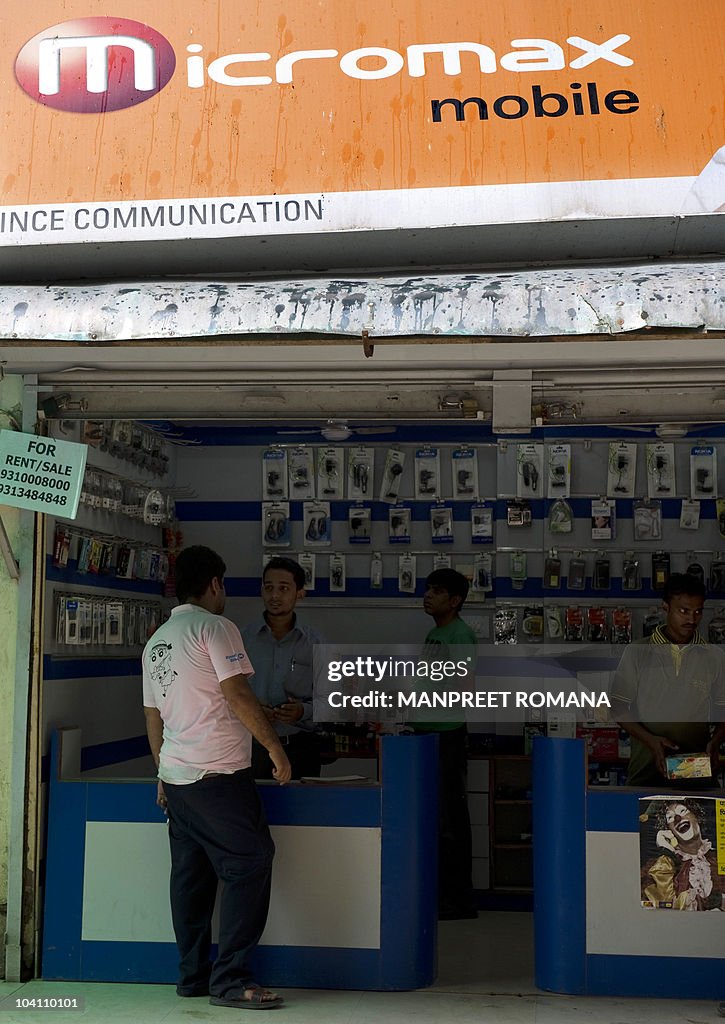 TO GO WITH India-technology-telecom, FOC