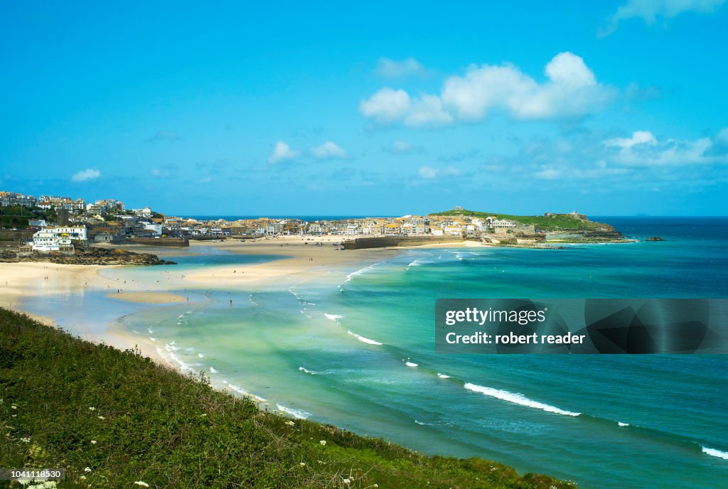 Carbis bay, St ives, cornwall, England