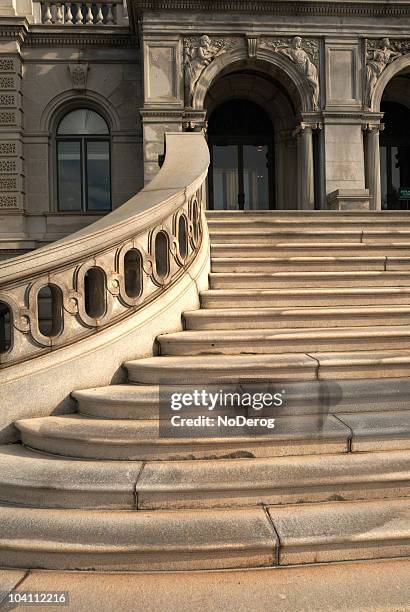 stone steps to arched doorway - library of congress stock pictures, royalty-free photos & images
