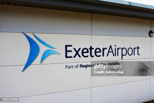 Exeter Gate Exeter Airport Devon England Uk Photos and Premium High Res Pictures ...