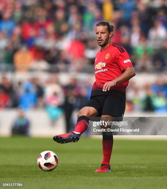 Cork , Ireland - 25 September 2018; Alan Smith of Manchester United Legends during the Liam Miller Memorial match between Manchester United Legends...