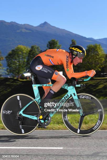 Jos Van Emden of The Netherlands / during the Men Elite Individual Time Trial a 52,5km race from Rattenberg to Innsbruck 582m at the 91st UCI Road...