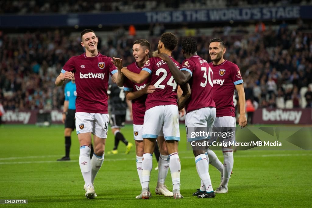 West Ham United v Macclesfield Town - Carabao Cup Third Round