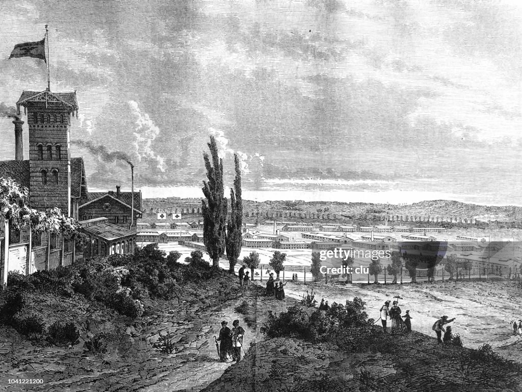 Barracks for soldiers in Berlin