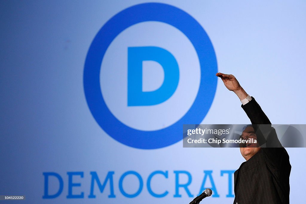 DNC Chair Tim Kaine Reveals New Party Logo