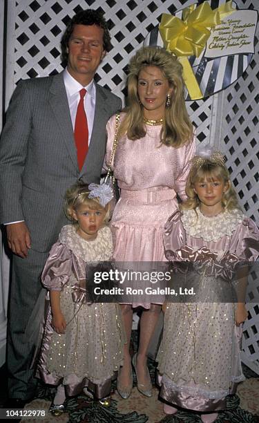 Ricky Hilton, Nicky Hilton, Kathy Hilton and Paris Hilton attend Mother-Daughter Fashion Show Benefit on March 24, 1988 at the Beverly Hilton Hotel...